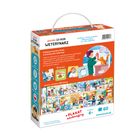 CzuCzu, Co robi weterynarz, puzzle, 60 elementów, plakat edukacyjny