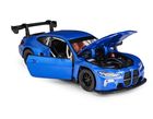 Daffi, MSZ, BMW M4 GT3, pojazd, model metalowy, niebieski, 1:32