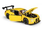 Daffi, MSZ, BMW M4 GT3, pojazd, model metalowy, żółty, 1:32
