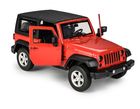Daffi, MSZ, Jeep Wrangler, pojazd, model metalowy, czerwony, 1:32