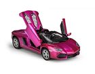 Daffi, MSZ, Lamborghini Aventador Roadster, pojazd, model metalowy, różowy, 1:32