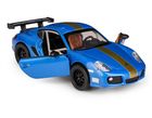 Daffi, MSZ, Porsche Cayman S, pojazd, model metalowy, niebieski, 1:32