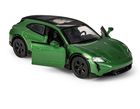 Daffi, MSZ, Porsche Taycan Turbo S Cross Turismo, pojazd, model metalowy, zielony, 1:36
