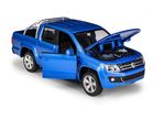 Daffi, MSZ, Volkswagen Amarok, pojazd, model metalowy, niebieski, 1:30