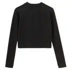 Dopasowana koszulka treningowa crop top NOWEAR