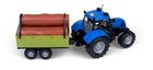 Dumel, Agro Pojazdy, traktor z przyczepą, niebieski