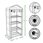 Edenia, mini szklarnia foliowa, 4 piętrowa, 49-68-158 cm