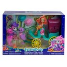 Enchantimals, Lalka i powóz morskich koników, zestaw figurek