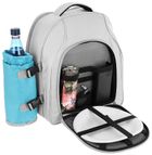 Enero Camp, plecak piknikowy, termiczny, błękitno-szary, 25 l