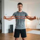 Enero Fit, guma, taśma oporowa, 5-12 kg, czerwona