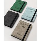 Etui na paszport, szare, skóra ekologiczna, Peterson