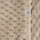 Eurofirany, koc d91 Cindy6, beżowy, 170-210 cm