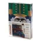 Eurofirany, komplet pościeli świątecznej, Peter03, 160-200 cm, granatowy