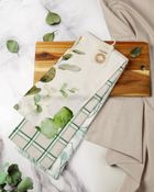 Eurofirany, komplet ręczników kuchennych, Lavender, 50-75 cm, naturalny