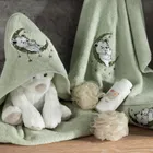 Eurofirany, ręcznik dziecięcy baby, 100-100 cm, miętowy