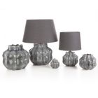 Eurofirany, świecznik dekoracyjny Niko, o 12-14 cm, grafitowy