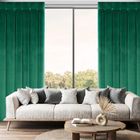 Eurofirany, zasłona gotowa, Alita, na szelkach, 140-250 cm, ciemnozielony