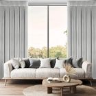 Eurofirany, zasłona gotowa, Alita, na szelkach, 140-250 cm, srebrny