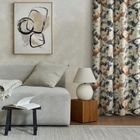 Eurofirany, zasłona gotowa, Ambra, 140-250 cm, granatowy