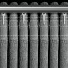 Eurofirany, zasłona gotowa, Neska, na taśmie, 140-270 cm, stalowy