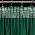 Eurofirany, zasłona gotowa, Raja, na taśmie, 140-270 cm, ciemnozielony