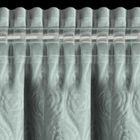 Eurofirany, zasłona gotowa, Roses, na taśmie, 140-270 cm, miętowy