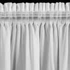 Eurofirany, zasłona gotowa, Roses, na taśmie, 350-270 cm, biały