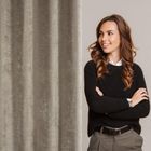 Eurofirany, zasłona gotowa, Vani, 140-250 cm, beżowy