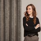 Eurofirany, zasłona gotowa, Vani, 140-250 cm, beżowy