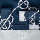 Eurofirany, zasłona zaciemniająca gotowa, Garden, na szelkach, 155-200 cm, granatowy