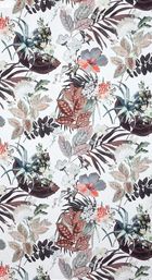 Eurofirany, zasłona zaciemniająca gotowa, Garden, na taśmie, 155-200 cm, biały