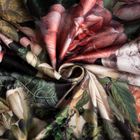 Eurofirany, zasłona zaciemniająca gotowa, na taśmie, Peonia, 140-270 cm, bordowy