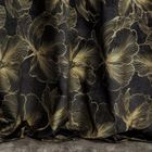 Eurofirany, zasłona zaciemniająca gotowa, na taśmie, Stella, 140-300 cm, czarny