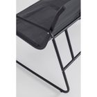 Extralink, Black Forest, zestaw mebli ogrodowych: 2 x krzesła + leżanka + stolik rozkładany, czarny