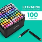 Extralink, zestaw markerów alkoholowych, 100 sztuk