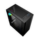 Gembird, Midi Tower Fornax 4000 ARGB, obudowa, czarna