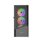 Gembird, Midi Tower Fornax 4300 ATX, obudowa, czarna