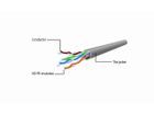 Gembird, patchcord UTP, kat. 6, 5m, szary