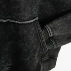 Grafitowa bluza z kapturem unisex o kroju oversize NOWEAR