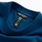 Granatowa koszulka basic o kroju relaxed NOWEAR