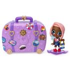 Hatchimals, Pixies, walizeczka z laleczką, fioletowa