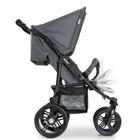 Hauck, Roadster Duo SLX, wózek bliźniaczy, grey/silver