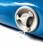 Hedo, airtrack, materac gimnastyczny, ścieżka, niebieski, 400-100-10 cm