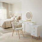 Hedo, Verdiro, toaletka kosmetyczna z lustrem LED, biała