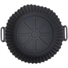 Hit, wkład do frytkownicy air fryer, silikonowy, szary, 20 cm