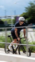 HJC, Crosser, kask rowerowy, rozmiar M, biały