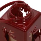 Home Styling Collection, świąteczny lampion ze świecą LED, 14 cm