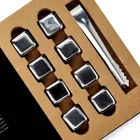 Homla, Alcole, kostki do drinków, stalowe ze szczypcami, 9 szt.