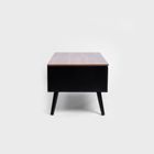 Homla, Anzabi, stolik kawowy, z podnoszonym blatem, brązowy, 105-50,5-43,5 cm