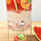 Homla, Freya, słoik z kranikiem szklany, rozmiar L, 6l